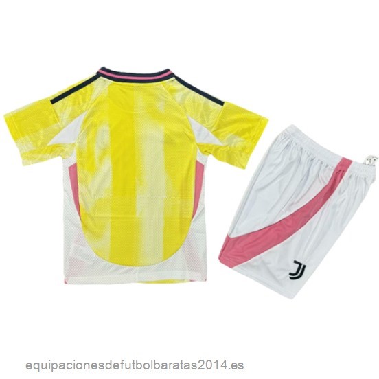 Nuevo 2ª Conjunto De Niños Juventus 24/25 Amarillo Blanco Baratas